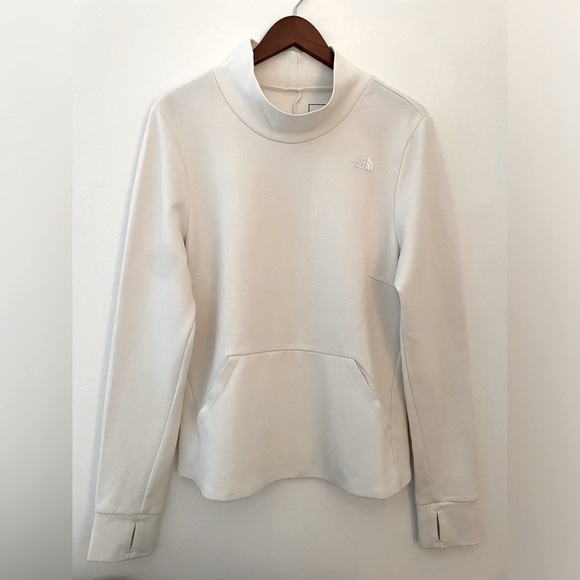The North Face Women's Pullover Light Weight Mock Neck  Sweatshirt-Size L - Picture 3 of 8